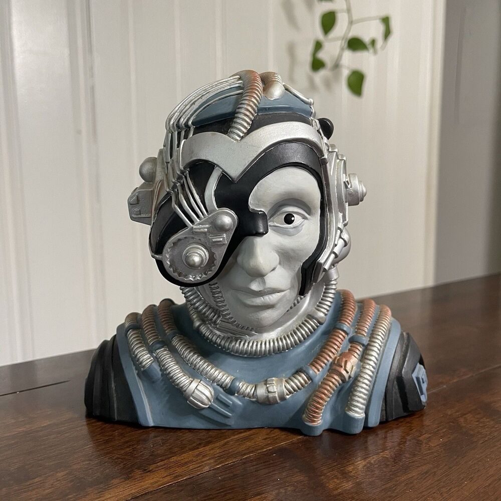 Vintage 1994 Thinkway Toys Star Trek Borg Collector's Series Piggy Coin Bank